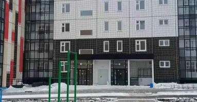 ЖК Мичурино двор зимой