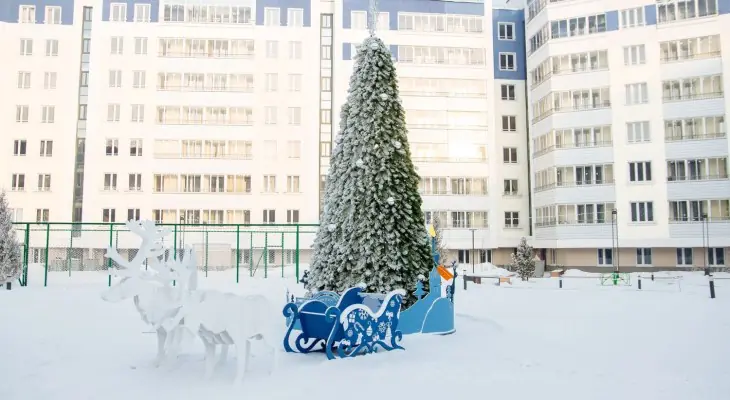 жк преображенский оформление двора