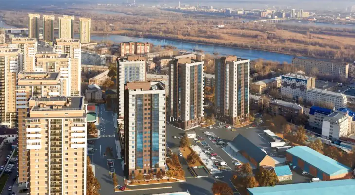 ЖК Аэросити вид сверху