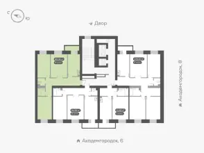 ЖК Академгородок, дом 7, подъезд 1