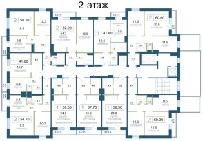 ЖК Дубенский, дом 6, этаж 2