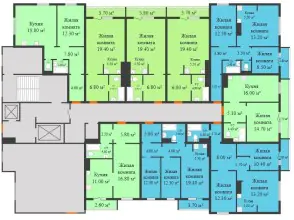 ЖК Дубенский, дом 7.1, этаж 1