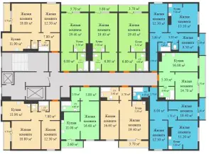 ЖК Дубенский, дом 7.1, этажи 2-16