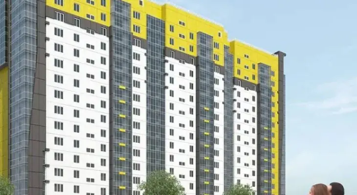 ЖК На Курчатова Вид слева