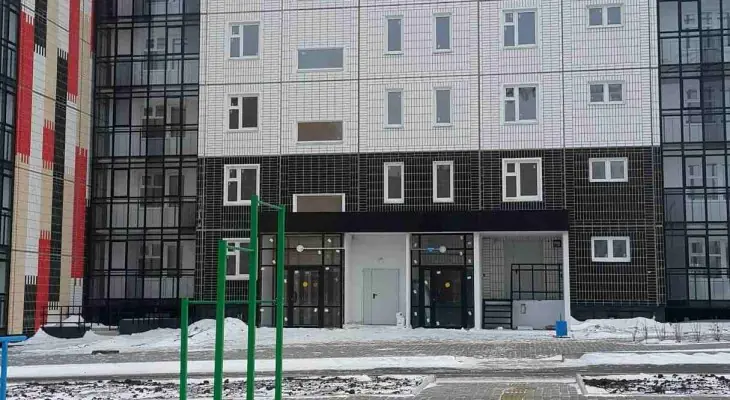 ЖК Мичурино двор зимой