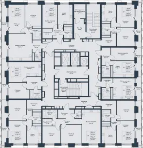 ЖК Небо над Енисеем, корпус 4, типовой этаж