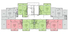 ЖК Снегири, дом 50Г, типовой этаж 