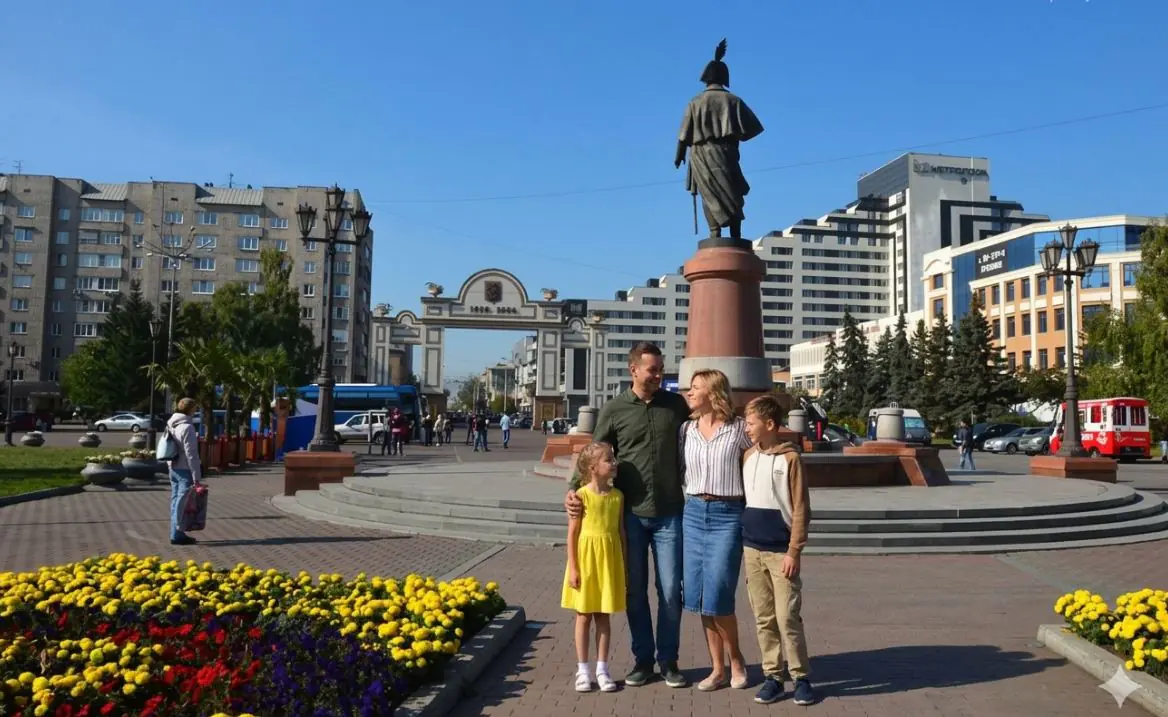 Семья в Красноярске